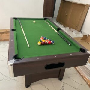 Imported 7ft snooker board(Brown body)
Single accessories