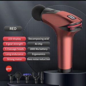 5 Header digital massage gun