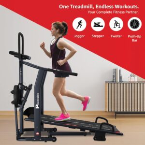 Manual Treadmill 4-in-1