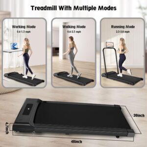 1.5 HP Walk-pad Treadmill (100kg)