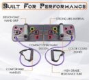 Push up board pro with resistance rope