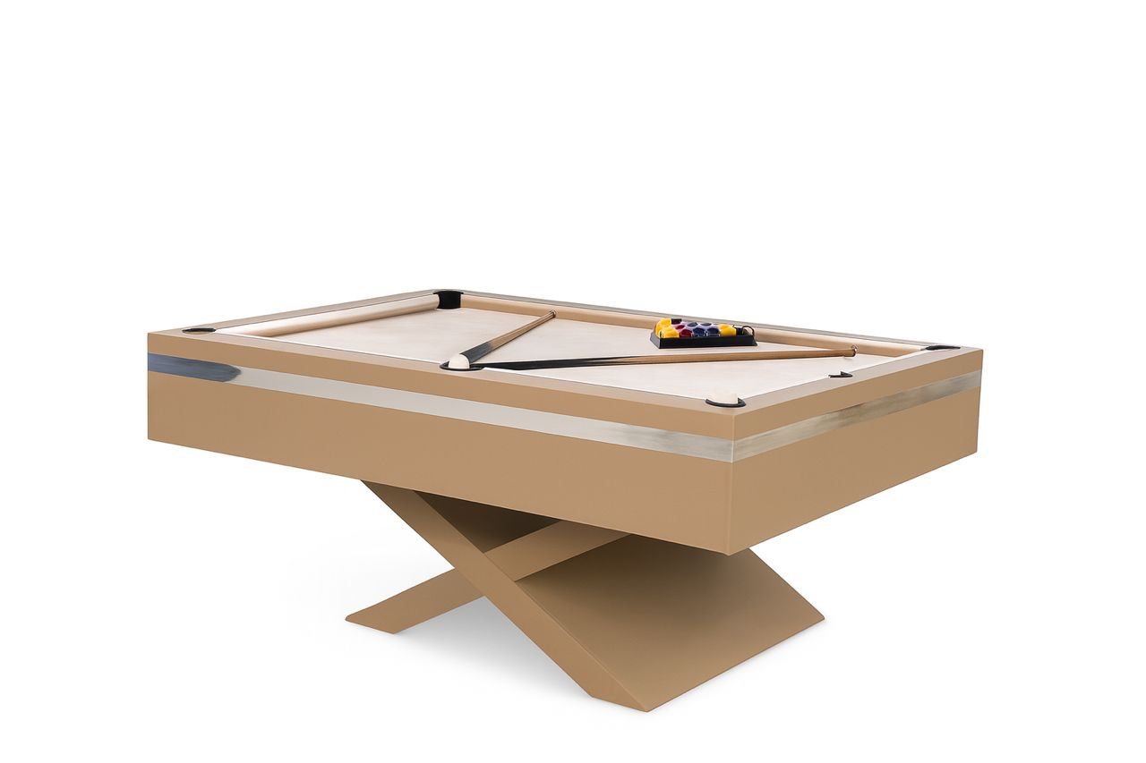 X-Leg Luxury Pool table with marble top