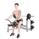 Commercial Flat Gym Bench with T-bar