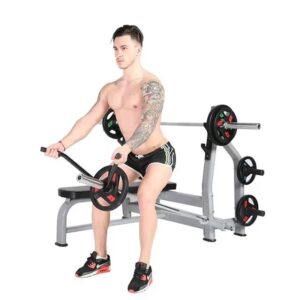 Commercial Flat Gym Bench with T-bar