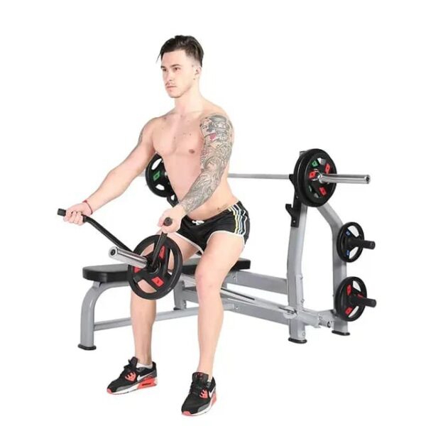 Commercial Flat Gym Bench with T-bar - Image 2