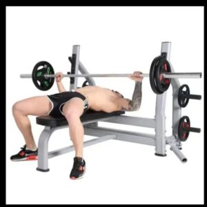 Commercial Flat Gym Bench with T-bar