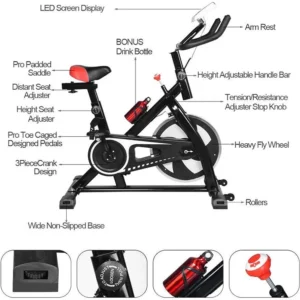 Home Gym Powerfit Spinning Bike(130kg)