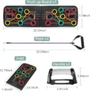 Push up board pro with resistance rope