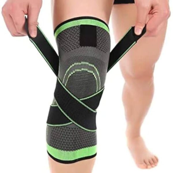 Knee support with strap