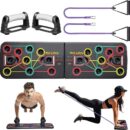 Push up board pro with resistance rope