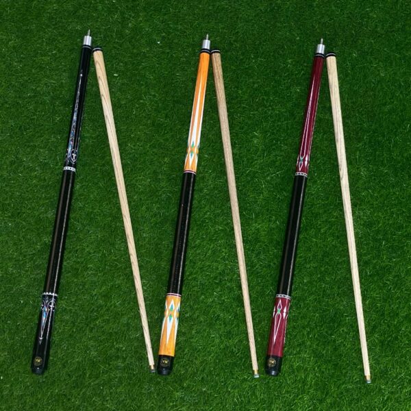 cue stick with reinforced grip