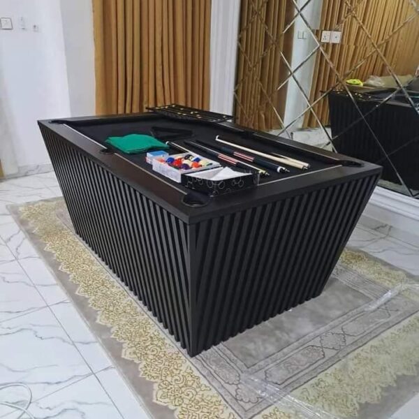 Black stripe luxury pool table