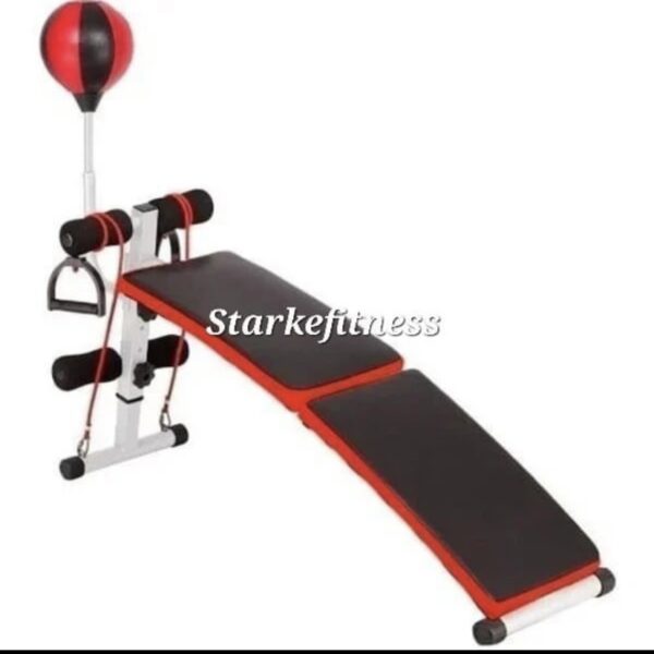 Sit-Up Bench With Speed Ball