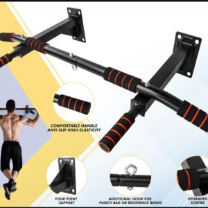 Wall mount pull up bar