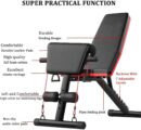 Home Use Adjustable Exercise Bench