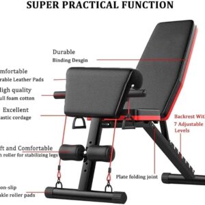 Home Use Adjustable Exercise Bench