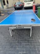 Joola Aluminum Outdoor Pro Table Tennis board with small tyres