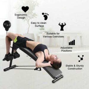 Sit-Up Bench With Speed Ball