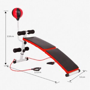 Sit-Up Bench With Speed Ball