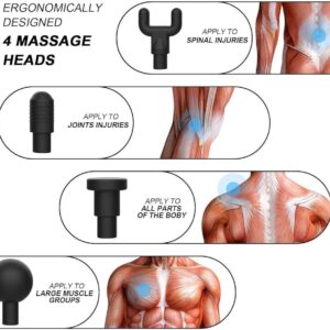 4 Heads Fascia Massage Gun