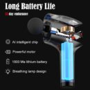 5 Heads Digital Fascia Massage Gun