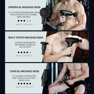 5 Heads Digital massage gun