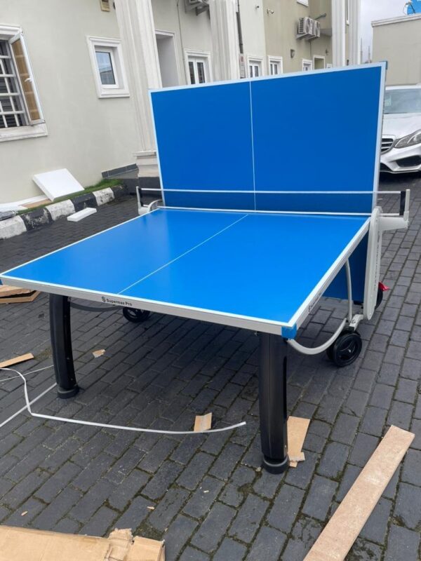 Aluminum Outdoor table tennis with reinforced legs