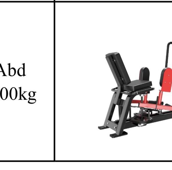 Hip Abductor And Abductor  Station 100kg weight stack