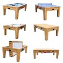 4 in 1 snooker, table tennis ,air hockey and dinning (7ft)