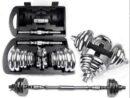 30kg Adjustable Chrome dumbbell