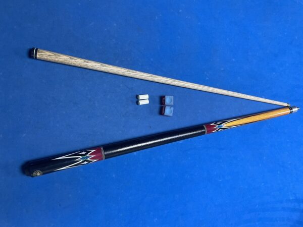 YM cue stick with reinforced grip