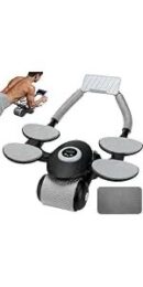 Rebound abdominal wheel pro with timer