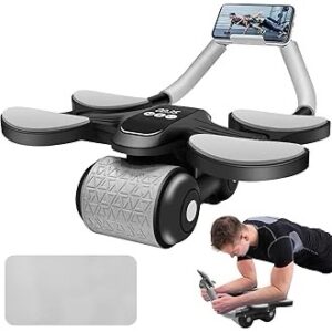 Rebound abdominal wheel pro with timer