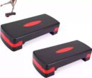 Aerobics step board 2 ways adjustable