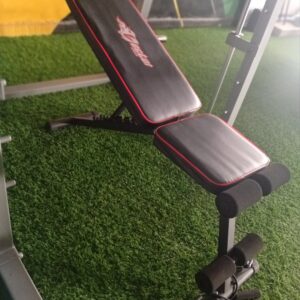Adjustable commercial bench.