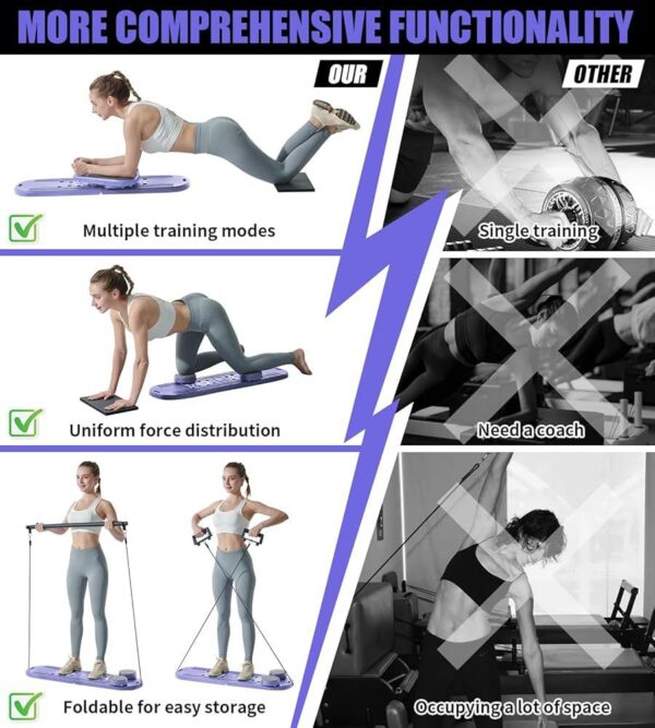 6 in 1 pilates reformer board - Image 2