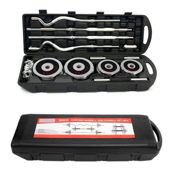 adjustable chrome box dumbell
