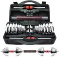 adjustable chrome box dumbell