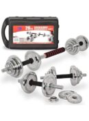 adjustable chrome box dumbell