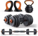 6 in 1 edf adjustable Dumbell set