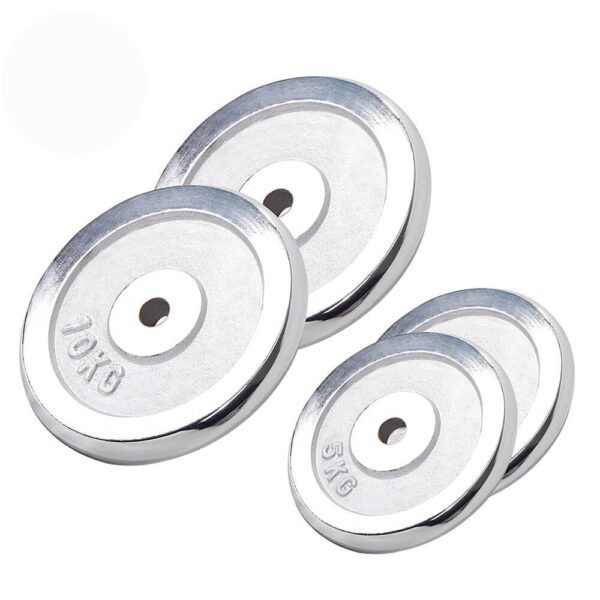 5kg pair chrome plates - Image 3