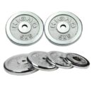 5kg pair chrome plates
