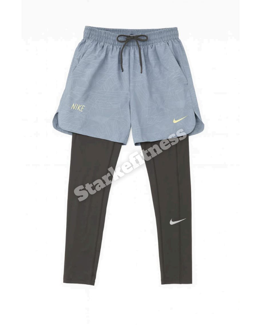 2 in 1 Short with Long Tight - Image 2