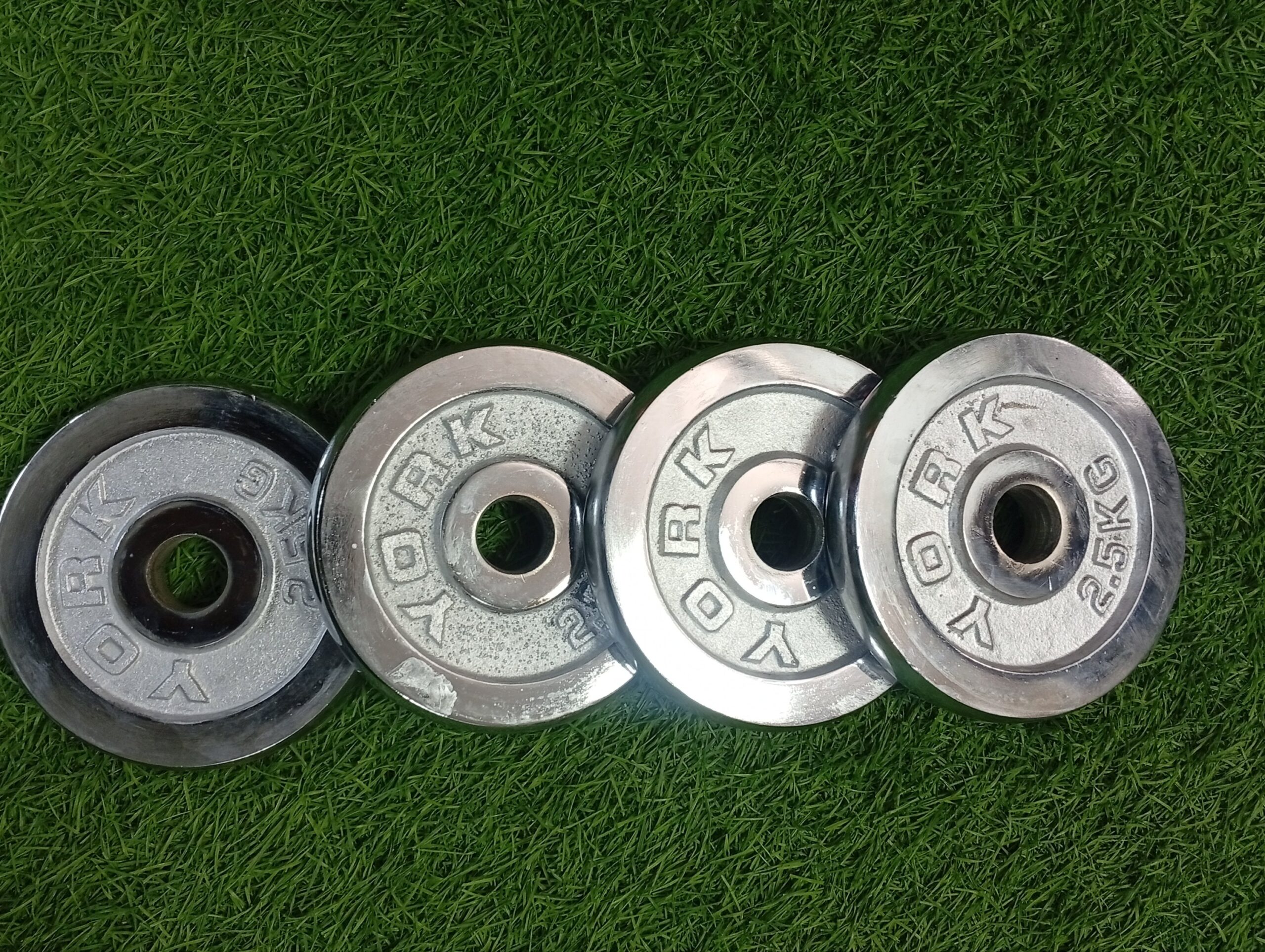 2.5kg pair chrome plates - Image 3