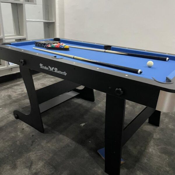 6ft imported foldable snooker blue