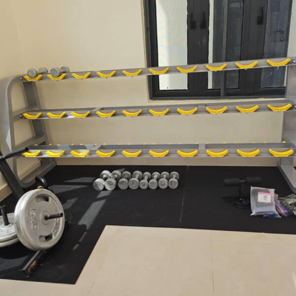 New Dumbbell Rack(15 pairs) 3 tiers