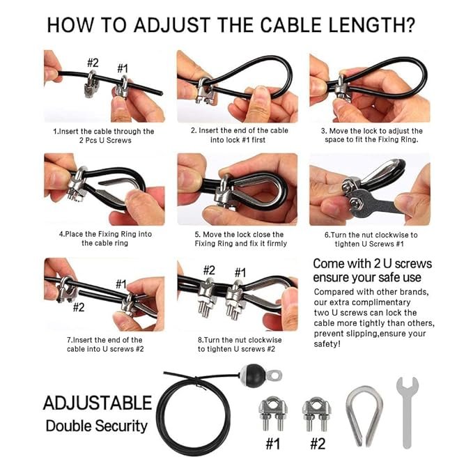 Home gym cable pulleys system - Image 5