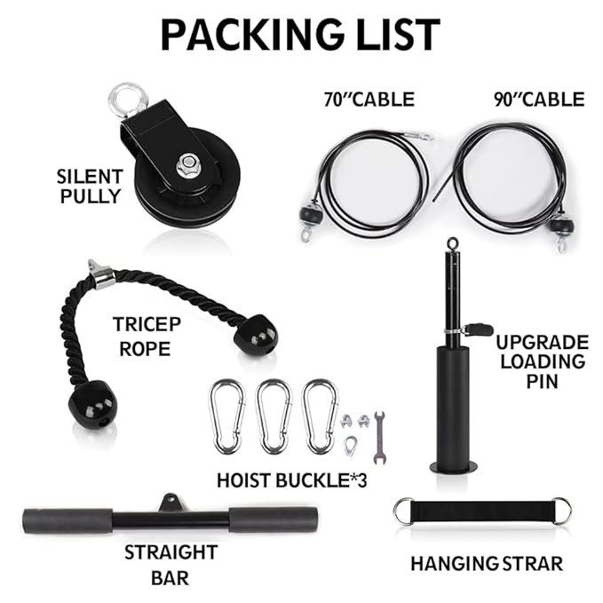 Home gym cable pulleys system - Image 6