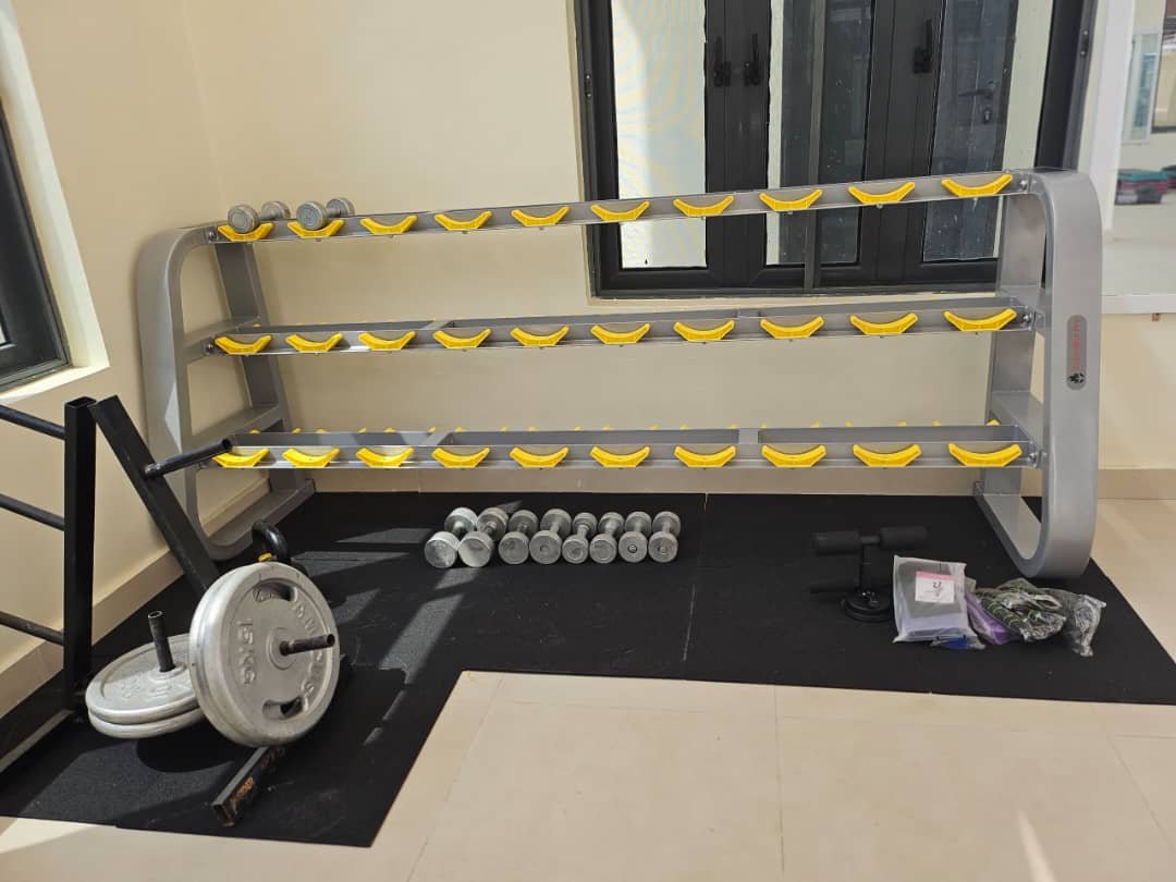 Dumbbells Rack(15 pairs) 3 tiers - Image 2