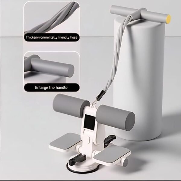 Dual Suction sit up assistant with timer